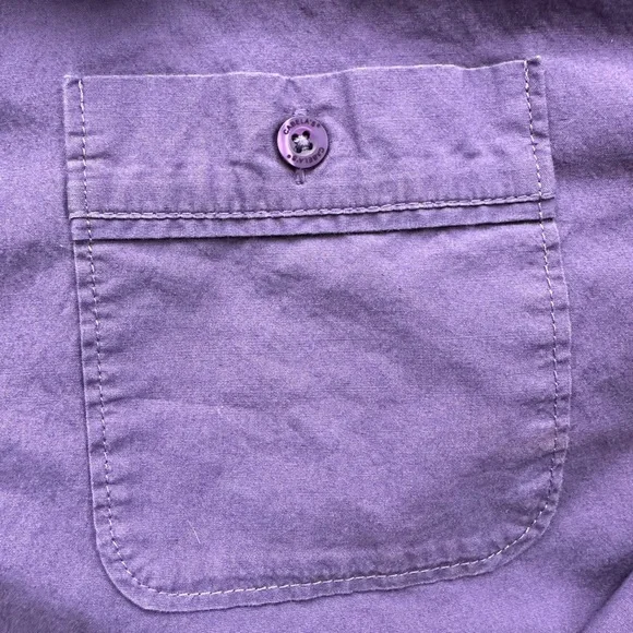Cabela’s Women’s Button Down Purple Long Sleeve Shirt XL - Picture 4 of 9